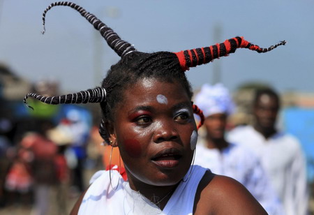 Homowo festival in Ghana