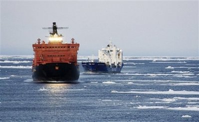 2 German cargo ships pass through 'Arctic Passage'