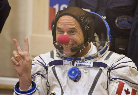Canadian circus billionaire blasts into space