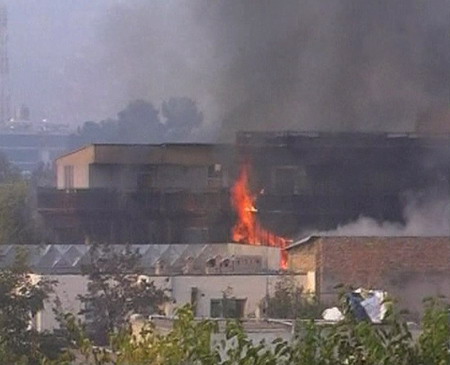 Afghan police: 12 die in attack on UN in Kabul
