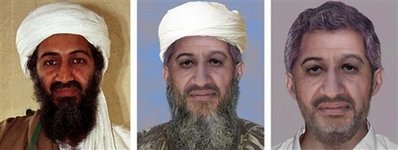 Bin Laden's photo digitally updated for age, beard
