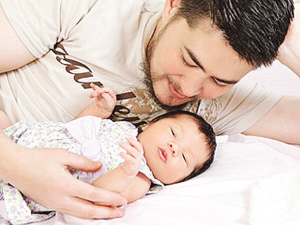 World second pregnant man due in February