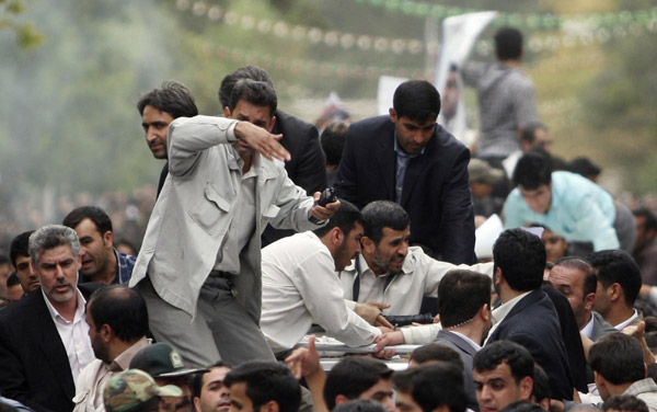 Iran denies grenade attack on Ahmadinejad