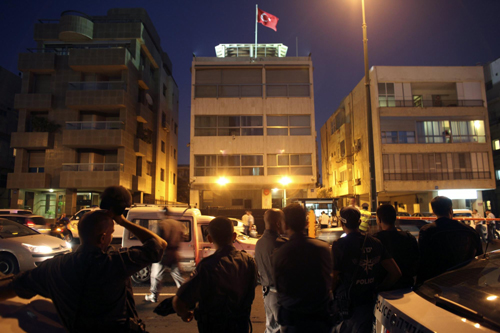 Palestinian who attacked Turkish Embassy captured