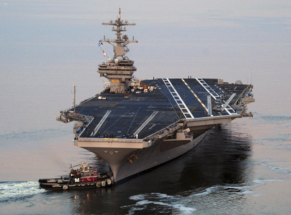 Aircraft carriers gain naval clout