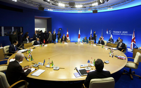 EU seeks euro stability on G8 summit