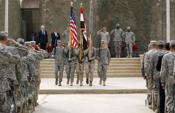US military marks end of its war in Iraq