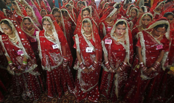 Mass marriage ceremony in India