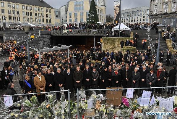 Belgians mourn for victims of Liege attack