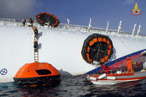 Crews face test on Italy cruise ship