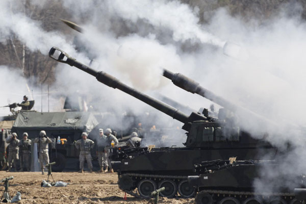 S. Korea, US carry out live-fire drill