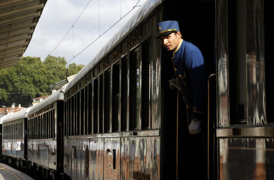Orient Express train arrives in Istanbul