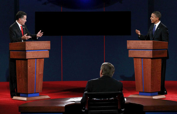 Obama and Romney fight about US economy at debate