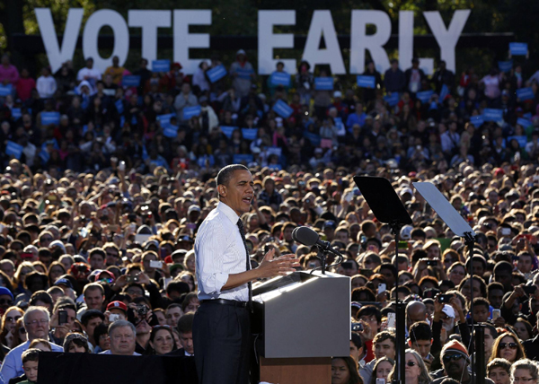 Obama attacks Romney's tax plan in key swing state