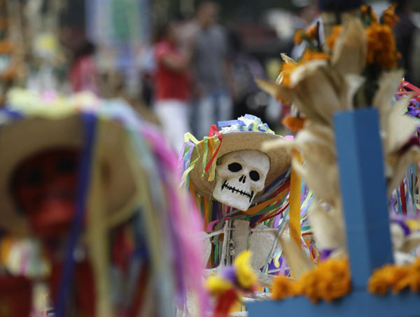The Day of the Dead celebrated in Mexico