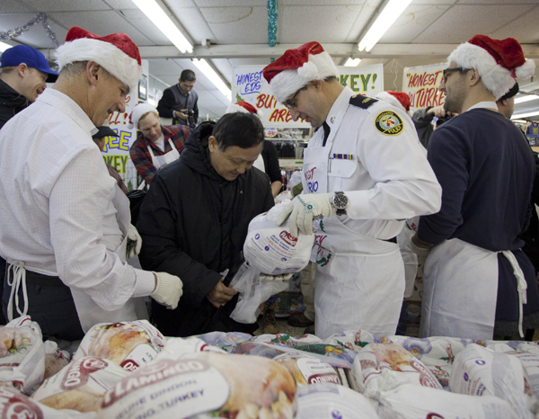Free turkeys offered in Toronto before Christmas