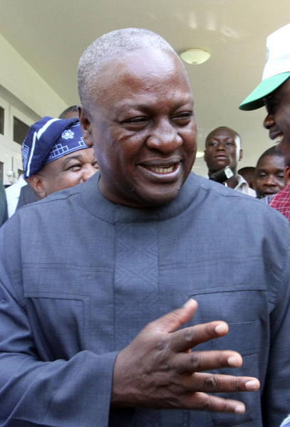 Ghana's incumbent president re-elected