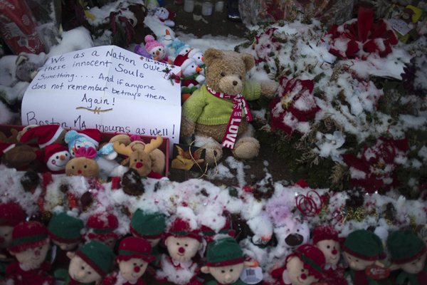 Christmas provides Newtown a break from mourning
