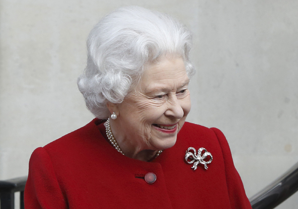 British queen leaves hospital