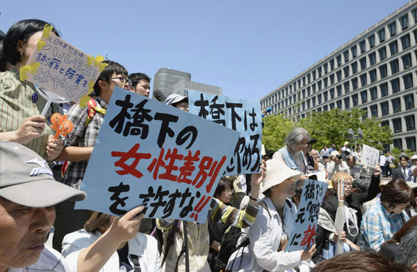 Osaka people rally against mayor