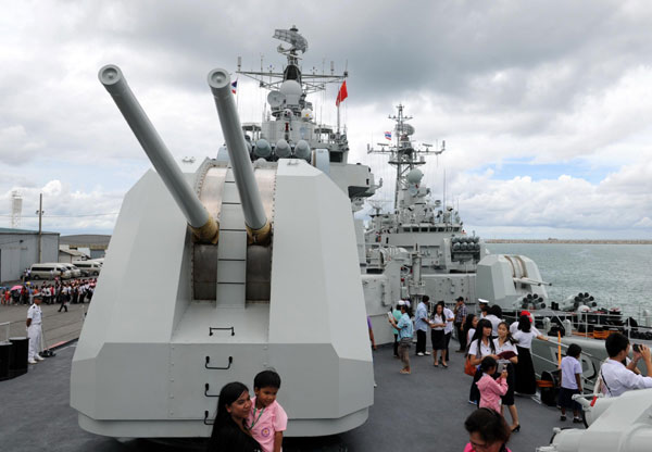 China's 14th naval escort fleet visits Thailand