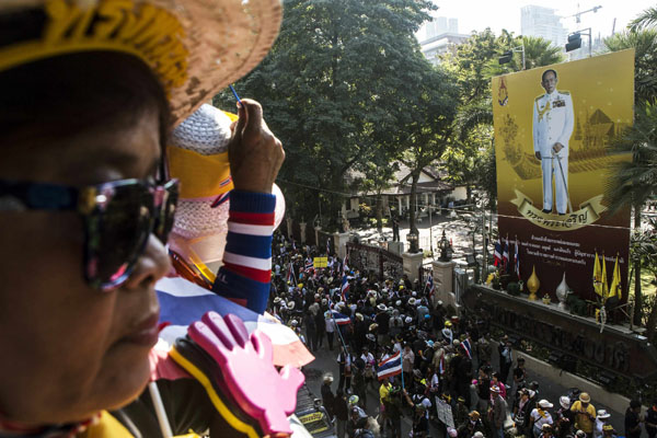 Thai PM stands firm on election, says protests flagging