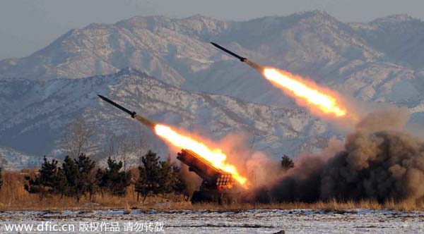 DPRK launches four short-range missiles