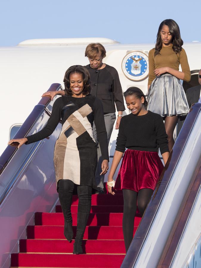 Michelle Obama arrives in Beijing