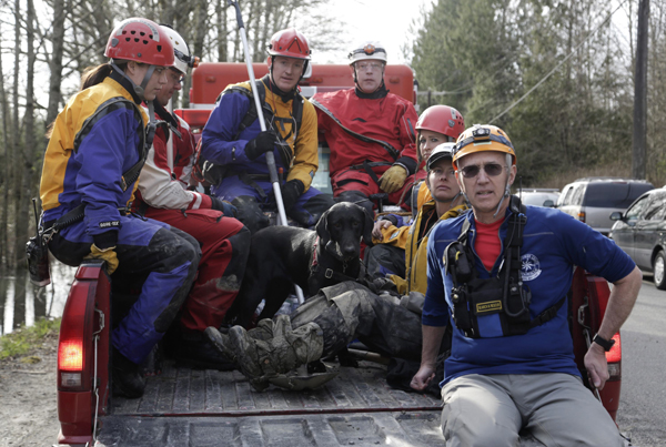 US mudslide death toll climbs to 14, 176 missing