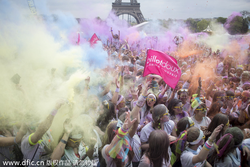 Color Run race in Paris