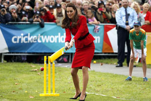 Prince William, Kate cheer for Cricket World Cup