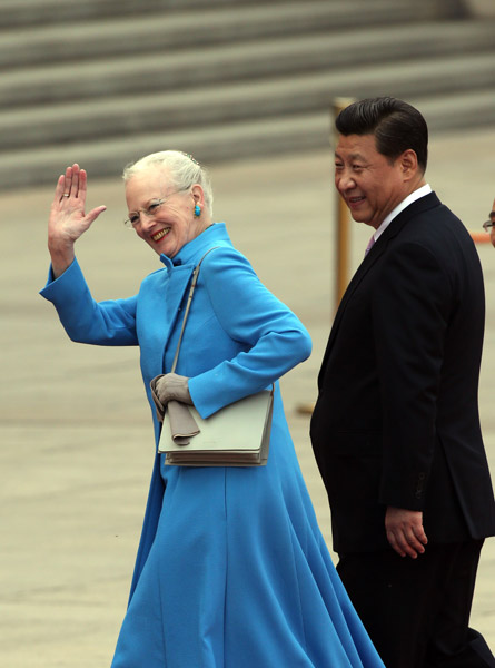 Danish queen renews China ties