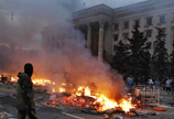 Clashes at Ukraine's Odessa kill at least 43