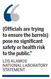 New Mexico says 57 nuclear waste containers could be threat