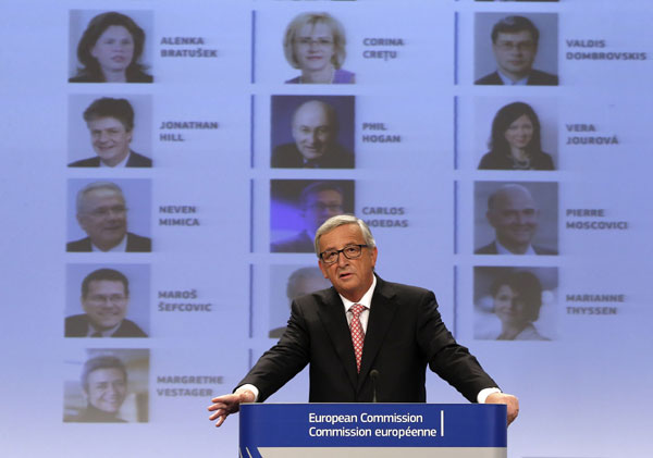 Juncker announces new line-up of European Commission