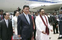 China, Sri Lanka pledge military cooperation