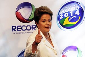 Brazilian President Rousseff leads among women