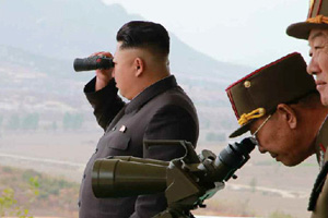Top DPRK leader oversees airforce's drill