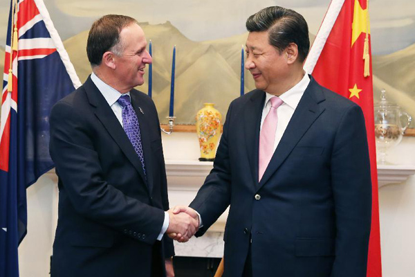 China, New Zealand announce upgrade of bilateral relations
