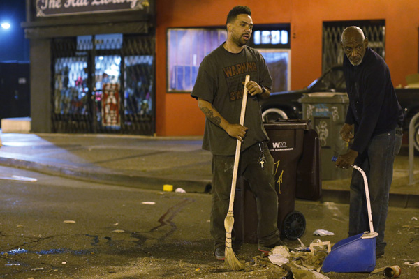 Protests in Ferguson, elsewhere muted after two nights