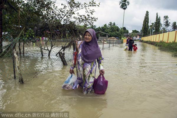 Flood situation in northern Malaysia worsens