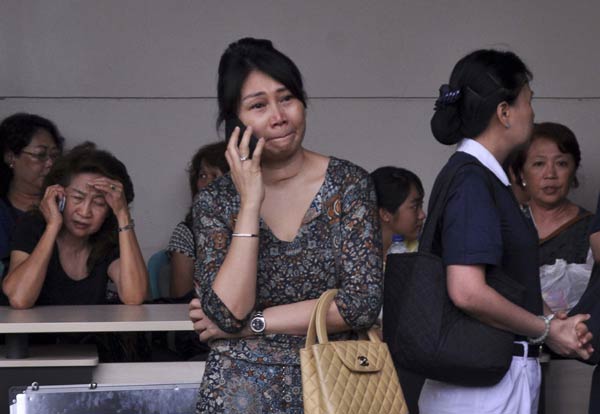 Family members devastated by missing AirAsia plane