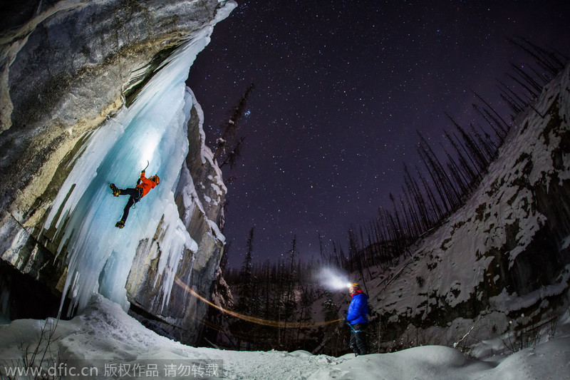 Ice scalers embrace stars in all their glory