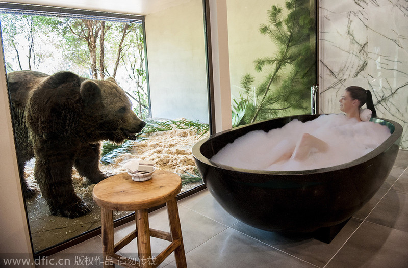 New zoo hotel lets you share a room with a beast