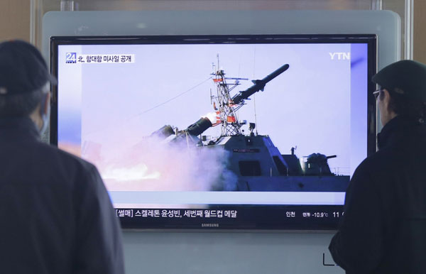 DPRK fires 5 short-range missiles into east waters