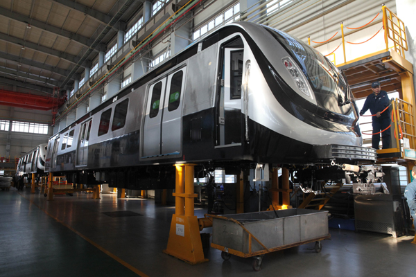 Chinese subway trains in service for Rio Olympics