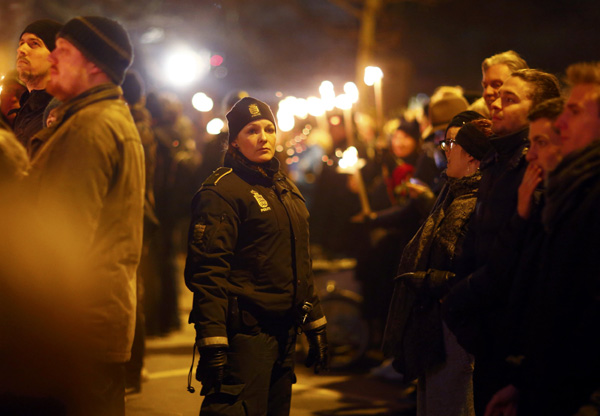 Copenhagen holds memorial service for victims of shootings