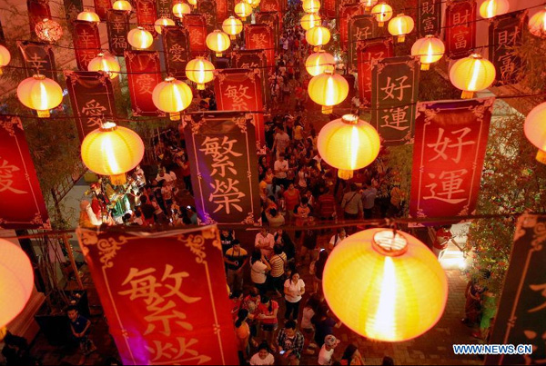 People celebrate Spring Festival across the world