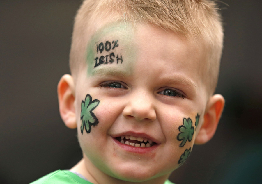 Celebrations of St. Patrick's Day dye the world green