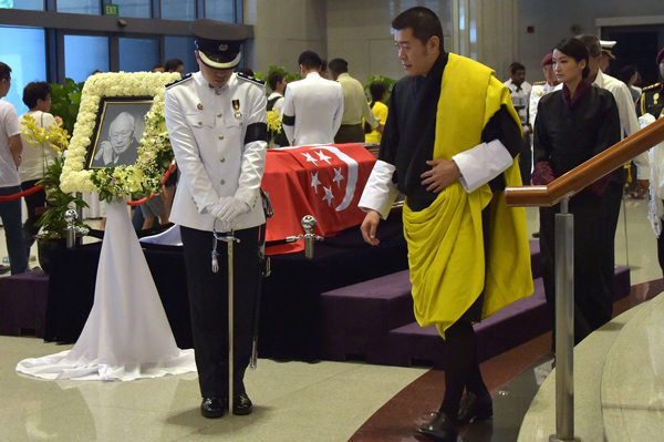 World dignitaries pay respects to Singapore's Lee Kuan Yew